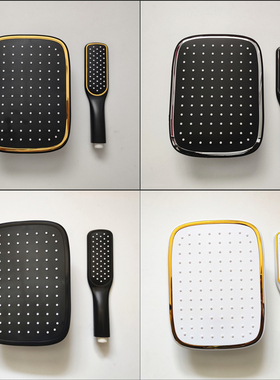 浴室洗澡淋蓬头厕所洒顶喷头黑色通用接口