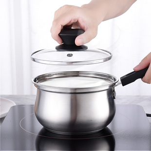 奶锅 加厚煮热牛奶锅粘锅迷你小锅小汤蒸锅宝宝辅食锅