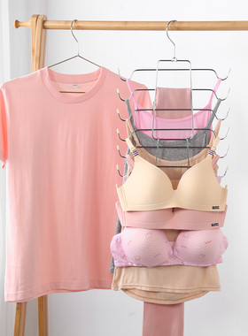 内衣收纳神器 挂式 文胸衣架 胸罩挂钩吊带背R心连衣裙多层晾衣架