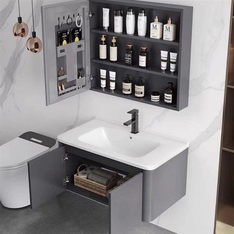 铝蜂窝浴室柜组合卫生间洗漱台洗脸盆洗手盆池小户型圆角2023新款,家装主材,浴室柜组合,淘宝优惠券,粉丝福利购,淘宝优惠卷