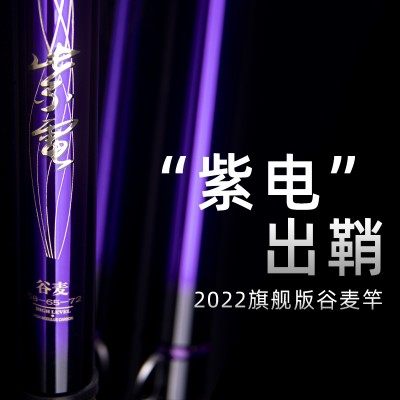 谷麦钓19调超轻超硬三定位前打竿不剪线2022款经典大物竿