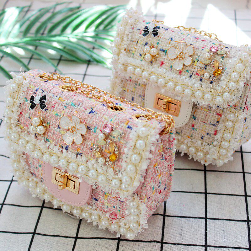 2021春夏款儿童包包斜挎包时尚女童链条包公主单肩零钱小包百搭潮