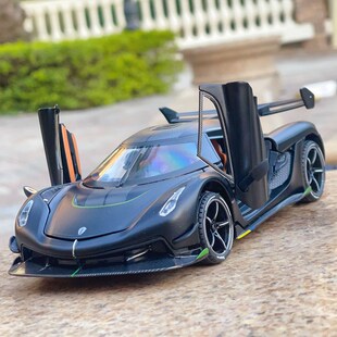 1/24柯尼塞克合金汽车模型男孩赛车玩具科尼塞克幽灵跑车收藏摆件