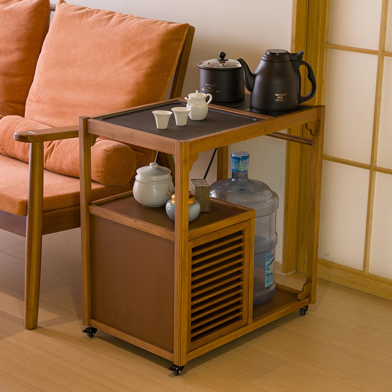 祥福纳福移动茶台小茶桌家用中式茶水柜茶车带轮茶几套装烧水一体,住宅家具,移动边几/推车,淘宝优惠券,粉丝福利购,淘宝优惠卷