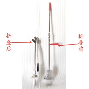 强磁吸铁石磁铁铝膜式抽拉型拾铁器手动式除铁器自动脱落碎铁