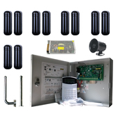 铁盒总线报警 周界红外对射报警系统 工厂围墙防盗报警器