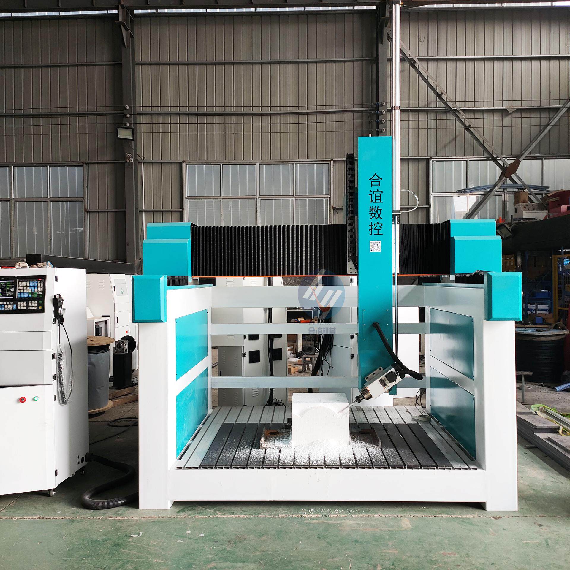 数控保丽龙无人机木模摆头泡沫雕刻机四轴精雕机1625型厂家