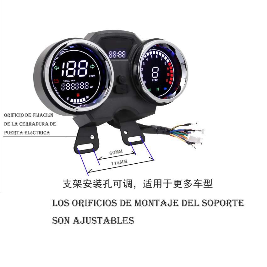 南美CARGUERO 200摩托车Italika Rc200 RC250Thunder 125仪表