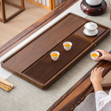 2025新款茶盘办公室泡茶台家用排水实木托盘客厅功夫茶具套装茶海