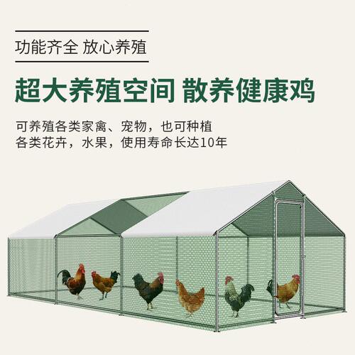 甄选鸡笼子鸡棚家用养殖笼鸽笼大号特大孔雀养鸡笼子防老鼠蛇户外