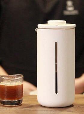 甄选泰摩小U法压壶 法式家用耐热玻璃咖啡机 手冲过滤器具咖啡壶