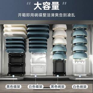沥水篮盆碗碟置物架厨房家用收纳架晾餐盘碗筷餐具加大号置物碗柜