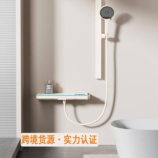 全铜淋浴暗卫恒温简易雨器酒户外洗澡神增压 无顶喷头室纯花洒套装