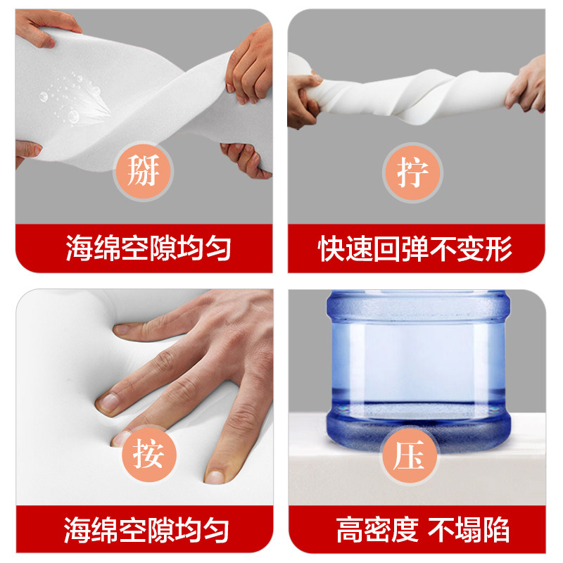 实木沙发海绵垫子定做高密度加厚加硬中式红木沙发坐垫带靠背定制