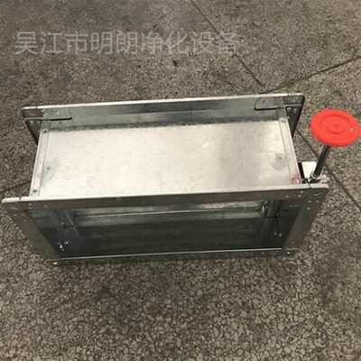 涡轮手动风量调节范 手轮调节镀锌D风阀 螺杆镀锌铆接调节风阀*