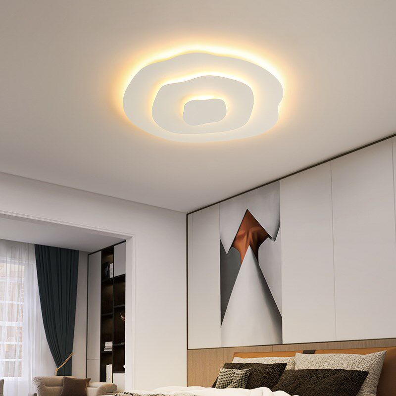 现代简约卧室主灯家用大气超亮led房间灯2024新款阳台衣帽间灯具