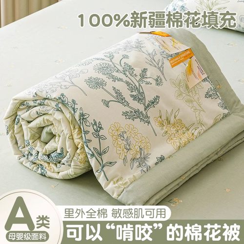 新款全棉夏被纯棉花被子被芯夏凉被儿童单人空调被可机水洗薄被子