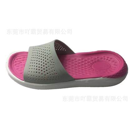 夏季克洛格情侣一字拖露趾防滑轻便款沙滩凉拖