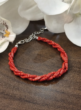 润石珠宝珊瑚手链SL505016