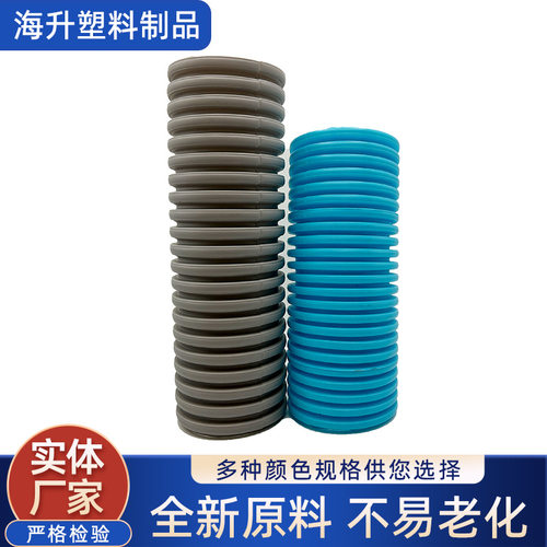 新风系统PE管厂家供应 新风系统双壁波纹管道pe管 空调排风新风管