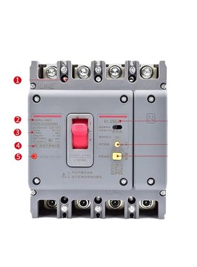 促销现货塑壳断路器CDM3-63C100A160A250A400A空气开关3P