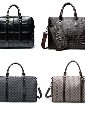 样板房男士包包摆件衣帽间衣柜装饰品商务旅O行包全屋定制软装陈