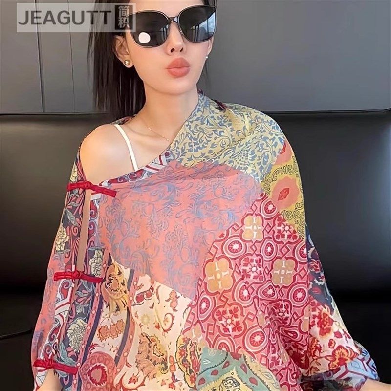 夏季薄款披肩女多功能新疆海边旅游日常J空调房百搭丝巾斗篷女外,服饰配件/皮带/帽子/围巾,围巾/丝巾/披肩,淘宝优惠券,粉丝福利购,淘宝优惠卷