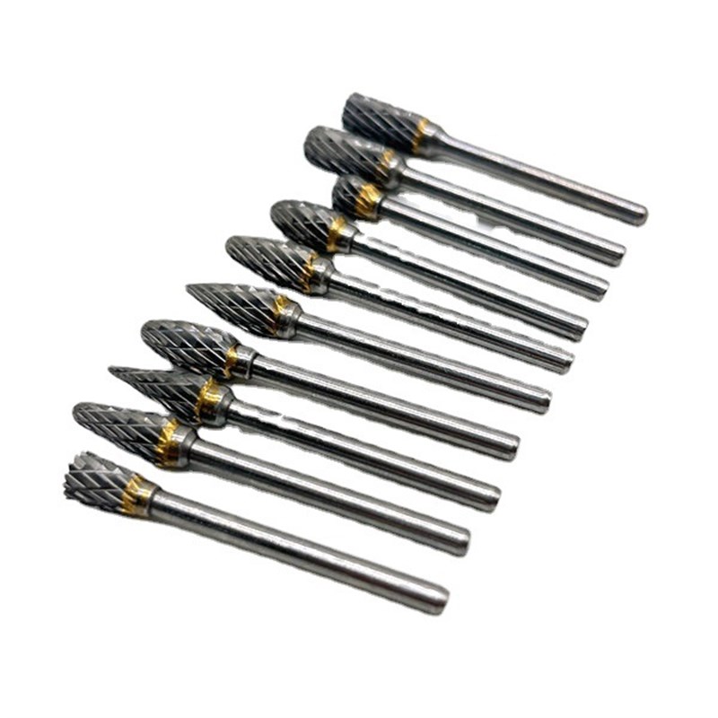 钨钢硬质合金磨头套装 8支装 打磨头套装 多种规格旋转锉