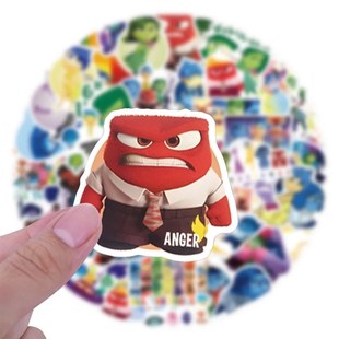 Sticker Stickers 50pchs Movie .10 Kid Out Inside Cartoon