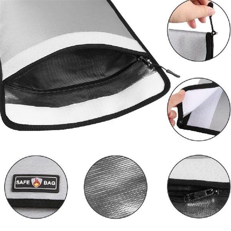 Waterproof and Firpeproof Bag Document Security File Pouch