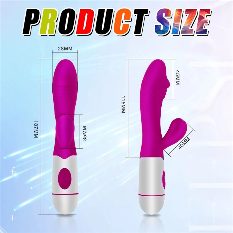 Strong G Spot Dildo Rabbit VibratEor Soft Silicone Pussy Mas
