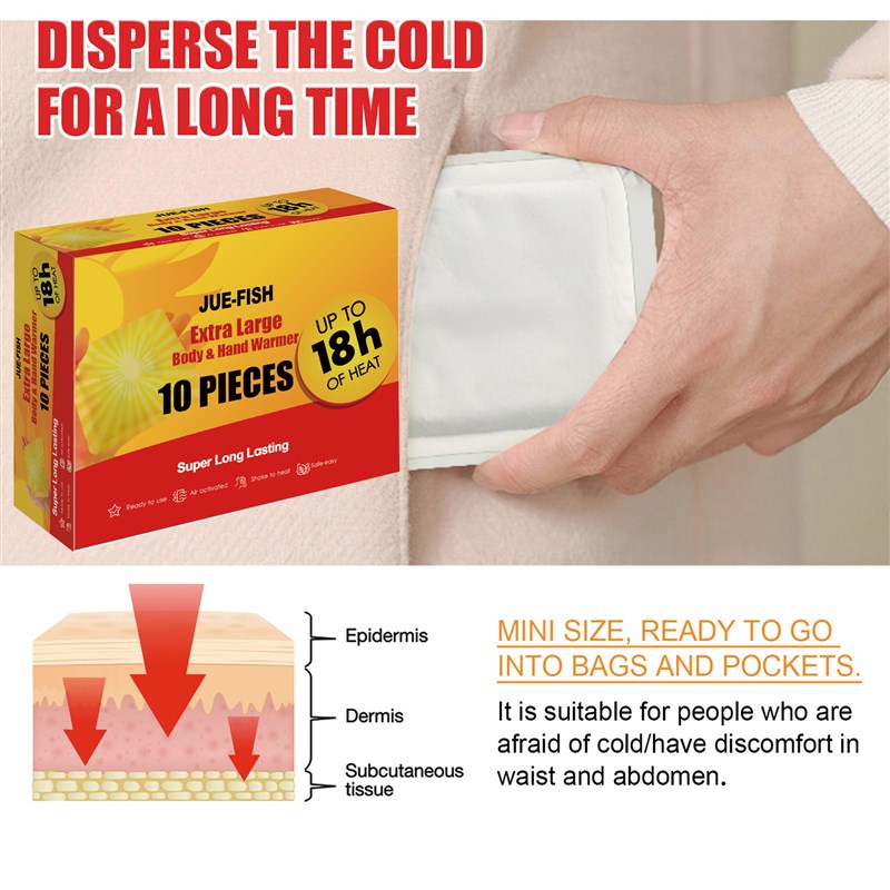 Portable Heating Padr Body Warmer Hand Foot Warmth Stickers
