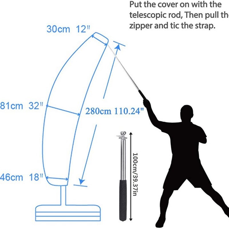 香蕉伞罩热卖户外210D牛津布防水防尘遮阳伞罩