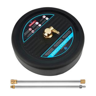 工厂直销高压洗地盘清洗机适配13寸无脚轮花园地面清洁套装水扫帚