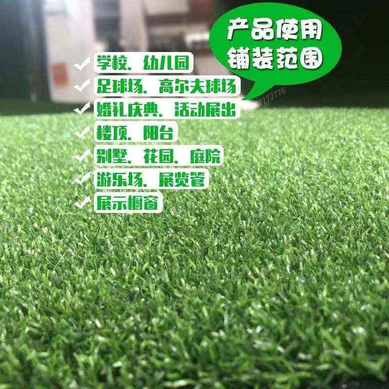 幼儿园仿真草坪学校户外操场彩虹跑道塑料假草皮加密人造地毯