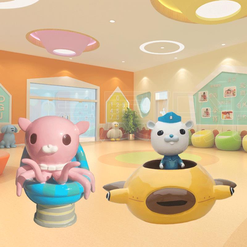 玻璃钢卡通人物形象雕塑供应树脂卡通工艺品公园商场装饰雕塑