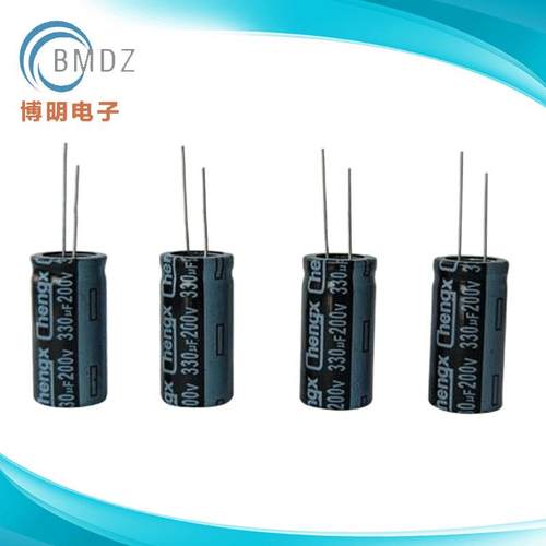 批量生产450v/120uf18*30电解电容圆柱形环保电解电容