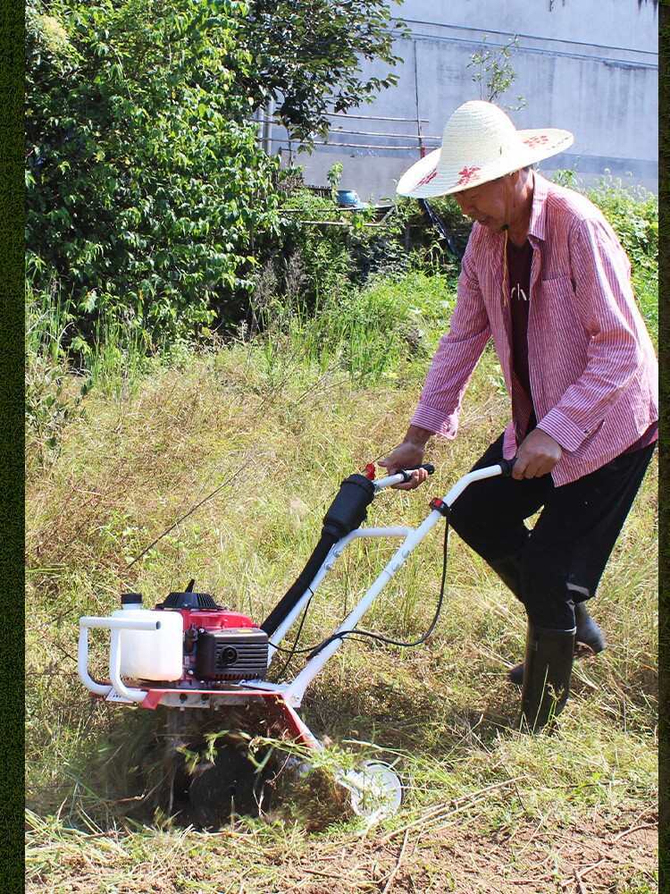 微耕机农用小型开沟耕地耕田家用松土打田犁地旋耕机翻土神器