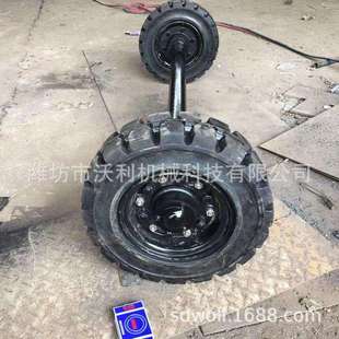 专业生产拖车车轴车桥平板拖车配件工业拖车轴挂车