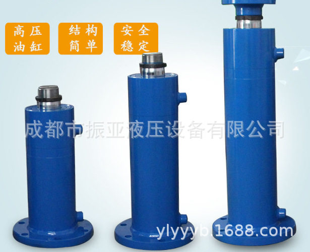 5吨双向后法兰液压缸打包升降