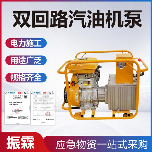 高低压双速汽油机液压泵HPE-700双回路汽油机泵自动切换油压泵