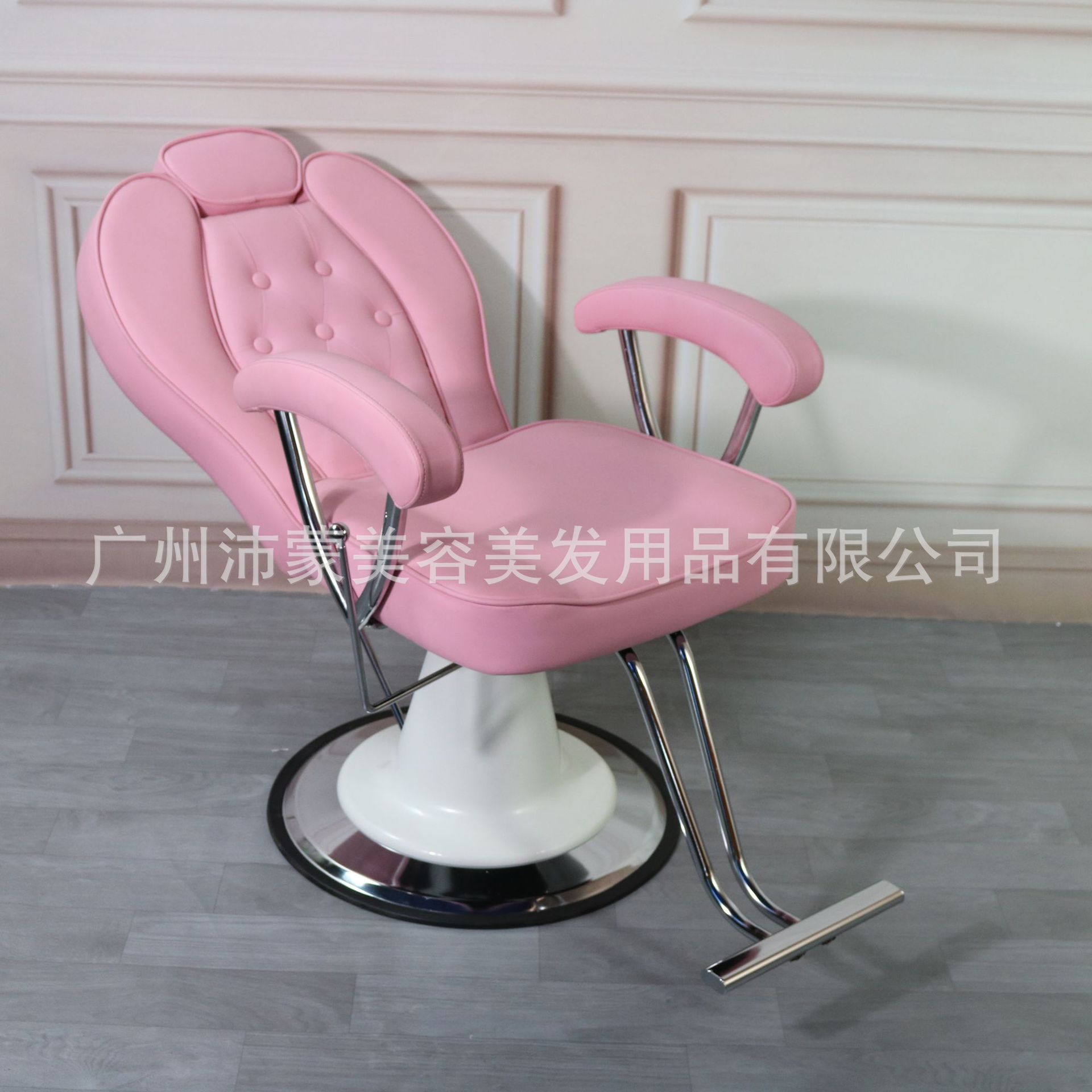 网红店可放倒旋转升降理发椅