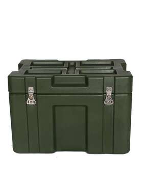 滚塑箱户外野营便携式绿色多功能器材箱空投箱600*400*430mm