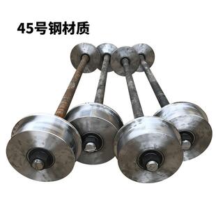 地铁 1435火车铁轨钢轨轮轨道单侧轮 矿车轮 重型 滑 槽轮 轨道轮