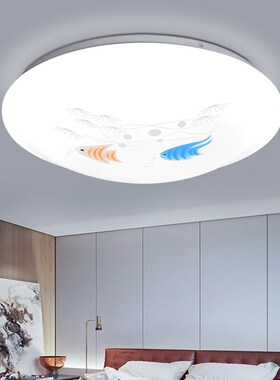 现代简约LED走廊圆形网红吸顶灯卧室过道客厅灯阳台厨卫灯饰灯具