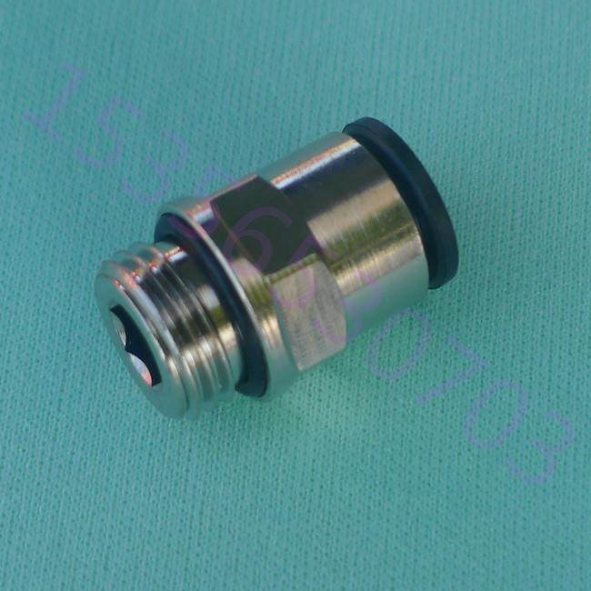 YONGRUI气源接头PC8-G02黑色塑料接头软管铜塑接头RPC6-01乐可利