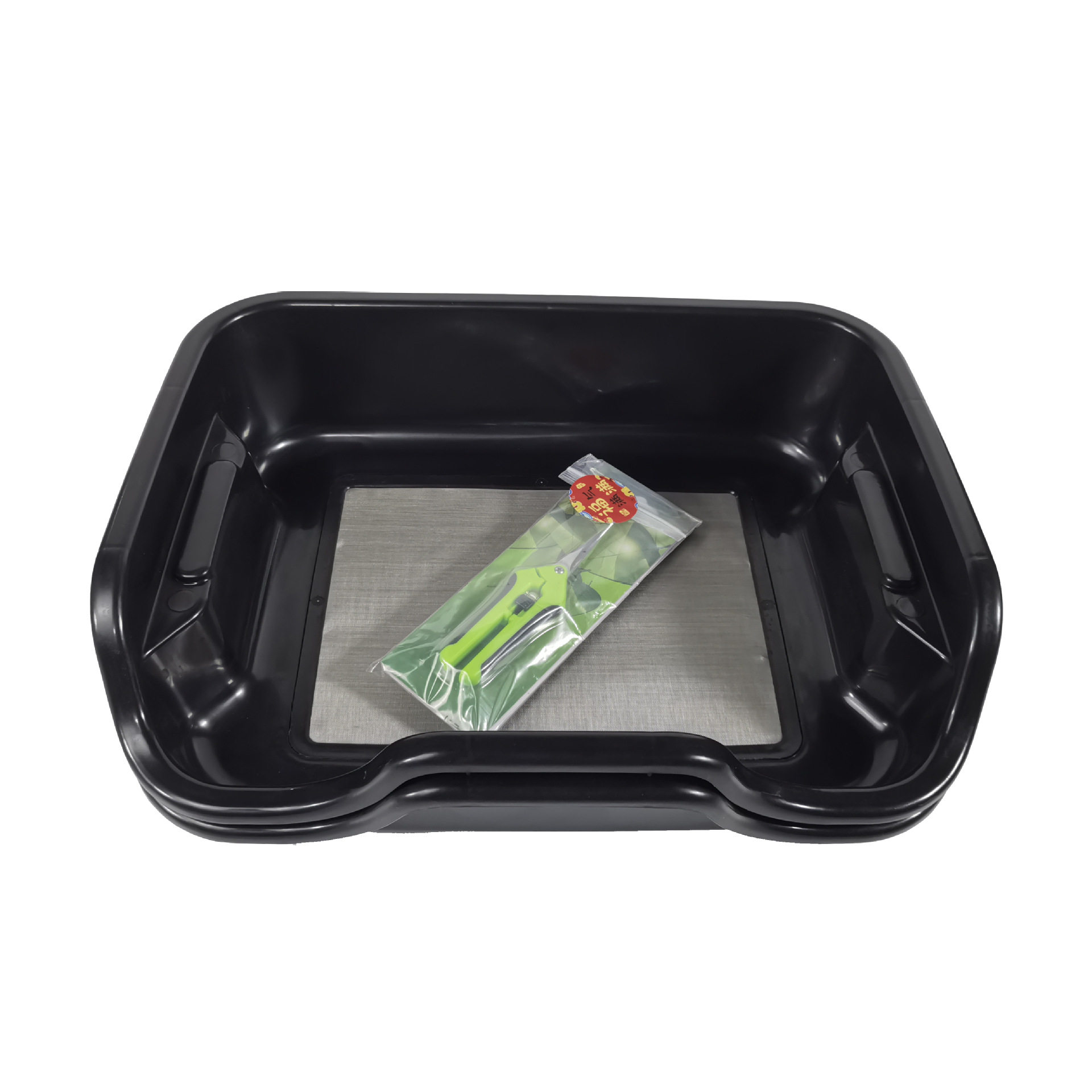 flowerstrimtray修剪花托盘套装双层塑料托盘花粉收集器