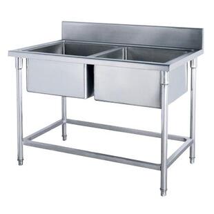 耐腐蚀性不锈钢台面配抽屉灯架食堂不锈钢餐桌