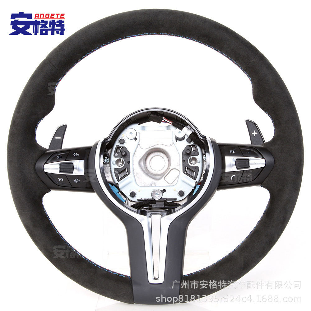 适用于宝马M5 F10 F90 F06F12 F13 M8 5系GT6系7系全皮方向盘总成