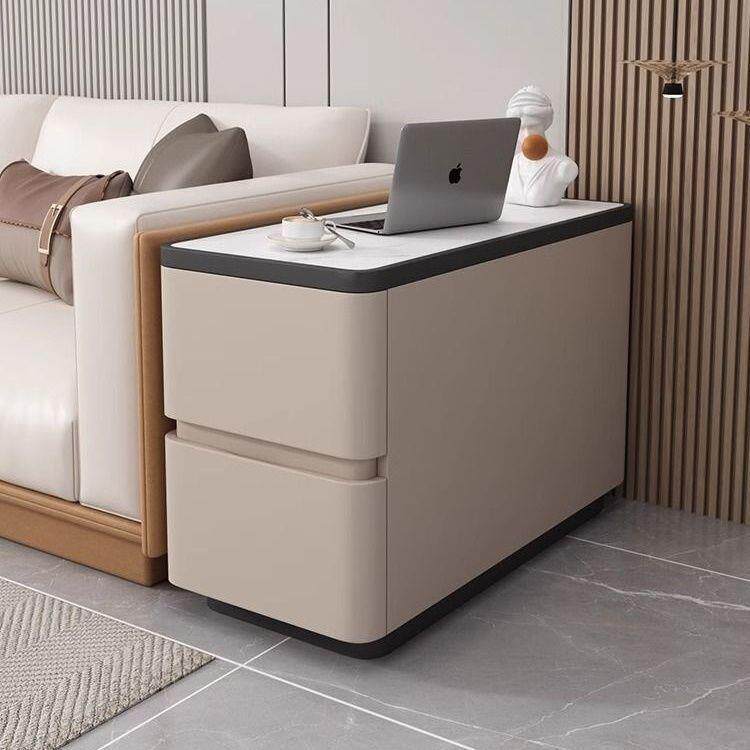 落地客厅沙发边柜轻奢新款高级侧边30实木超窄小型夹缝柜简约现代